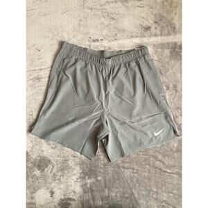 Nike Challenger Mens Dri-Fit 5” Brief Lined Running Shorts Smoke Grey Sz Medium